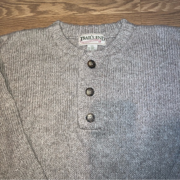 Vintage Trail’s End Men’s Wool Sweater Crew Neck Size XXL - Picture 3 of 11